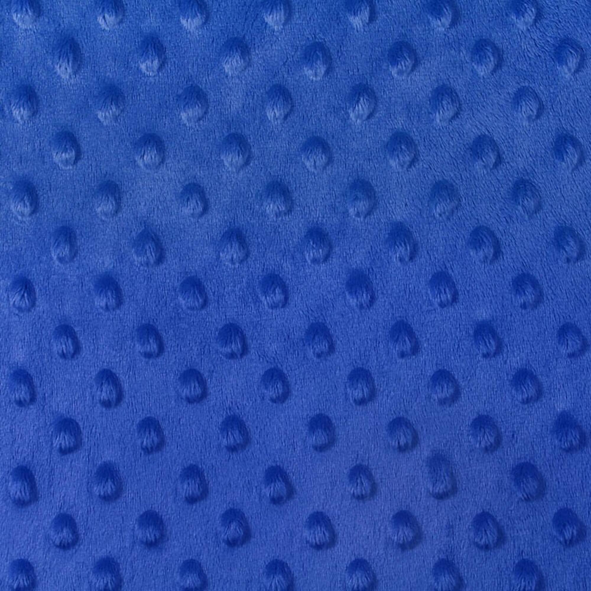 Royal Blue Minky Dot